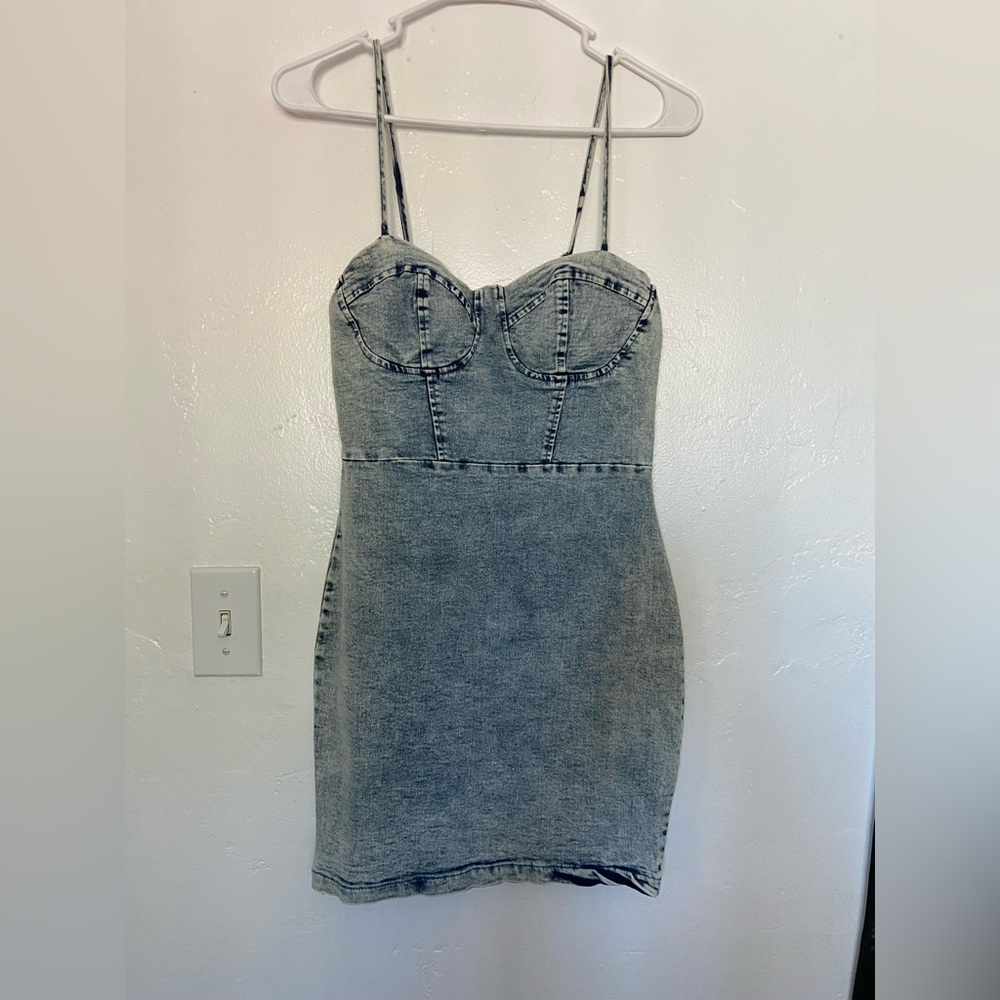 NWOT S Windsor Denim Mini Dress
